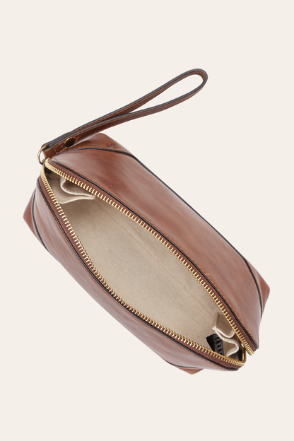 Melissa Cognac Carry All Clutch | Frye Signature