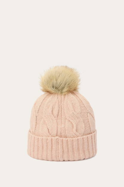 Rose Cloud Wide Cable Cuff Hat | Frye Sale
