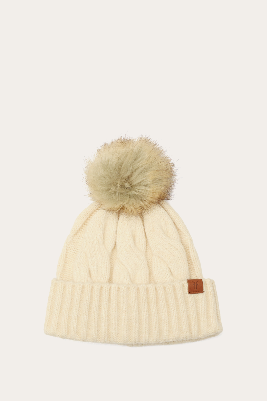 Birch Wide Cable Cuff Hat | Frye Great Value