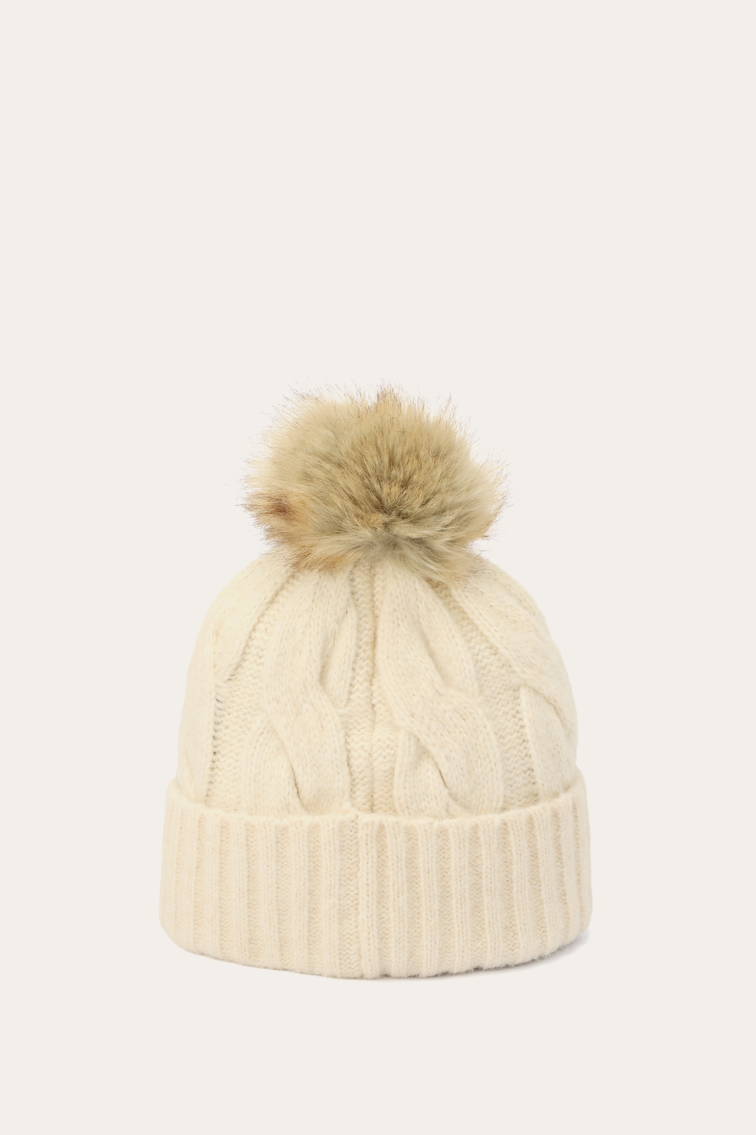 Birch Wide Cable Cuff Hat | Frye Great Value