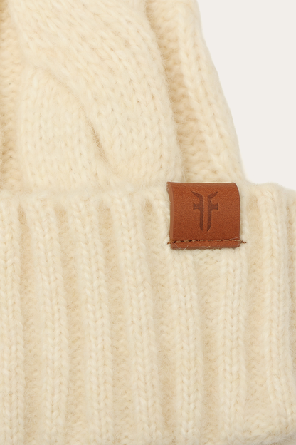 Birch Wide Cable Cuff Hat | Frye Great Value
