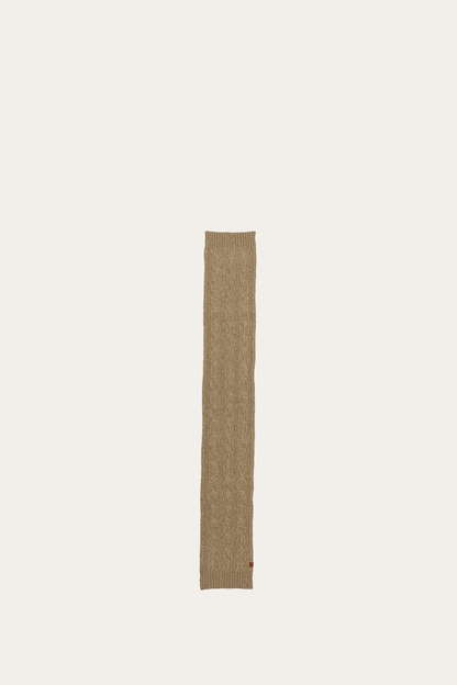 Burnt Olive Wide Cable Scarf | Frye Discount