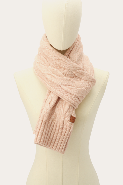 Rose Cloud Wide Cable Scarf | Frye Best Price