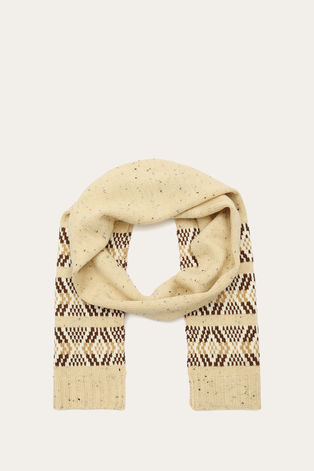 Birch Tweed Fair Isle Scarf | Frye Trending