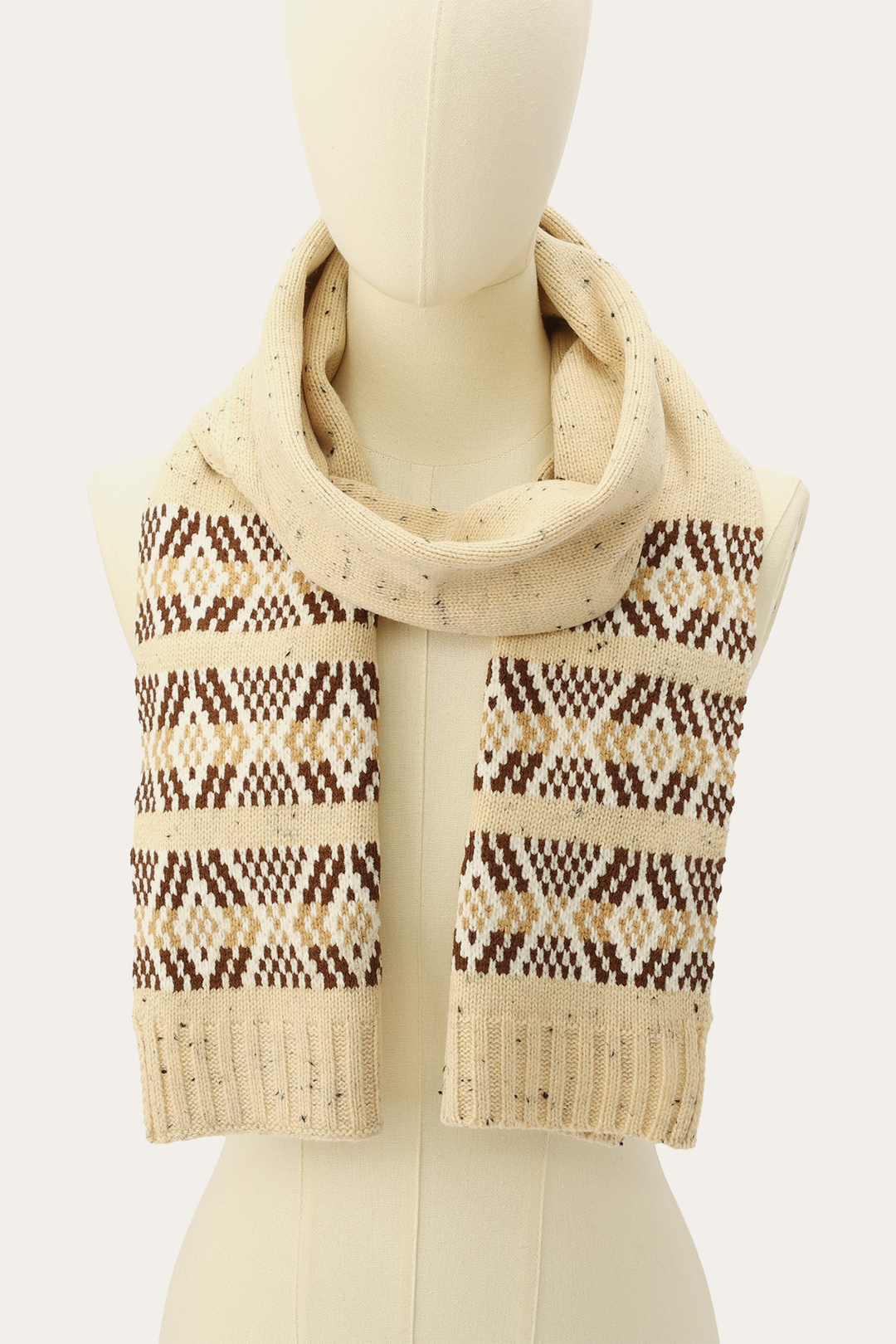 Birch Tweed Fair Isle Scarf | Frye Trending