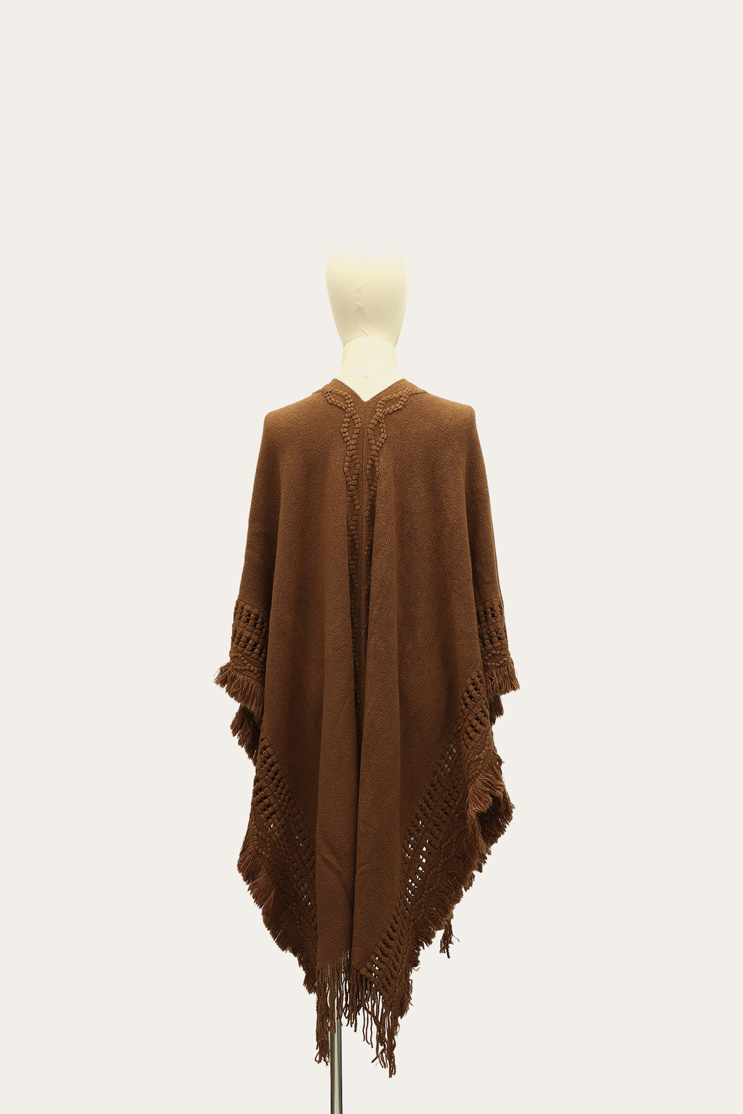 Acorn Embellished Fringe Ruana | Frye Quality