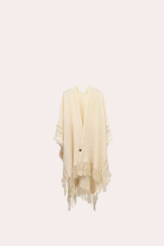 Birch Embellished Fringe Ruana | Frye Trending