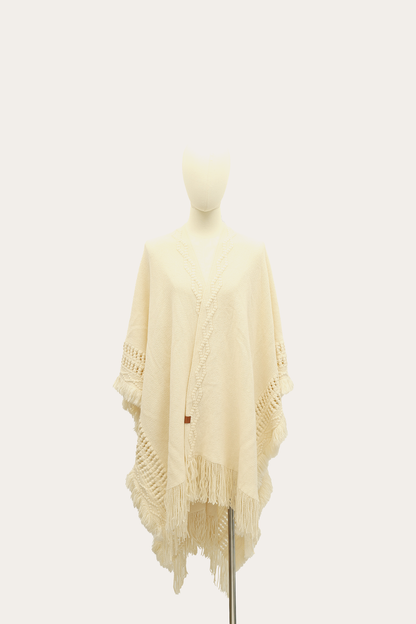 Birch Embellished Fringe Ruana | Frye Trending