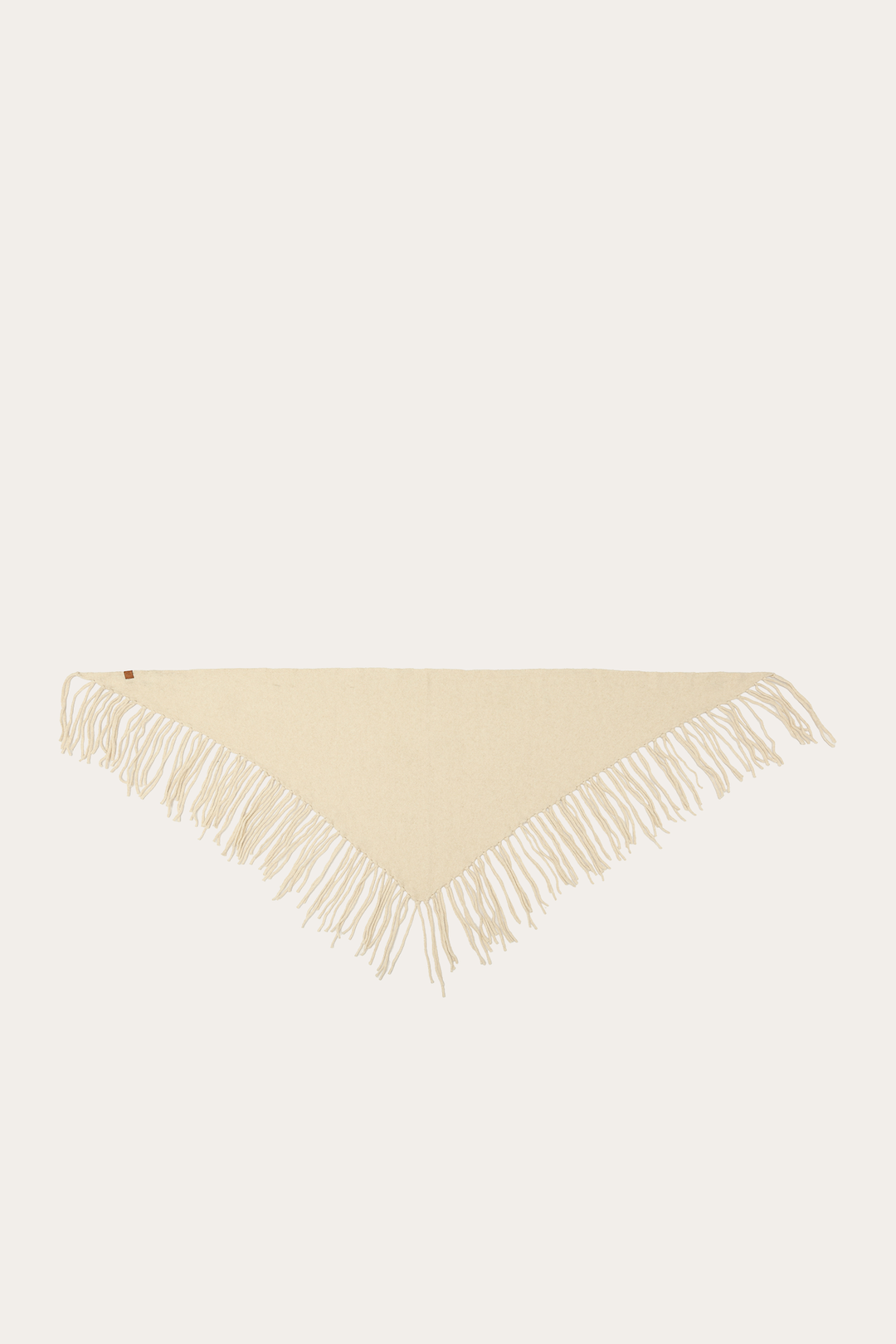 Birch Long Fringe Triangle Scarf | Frye Essential