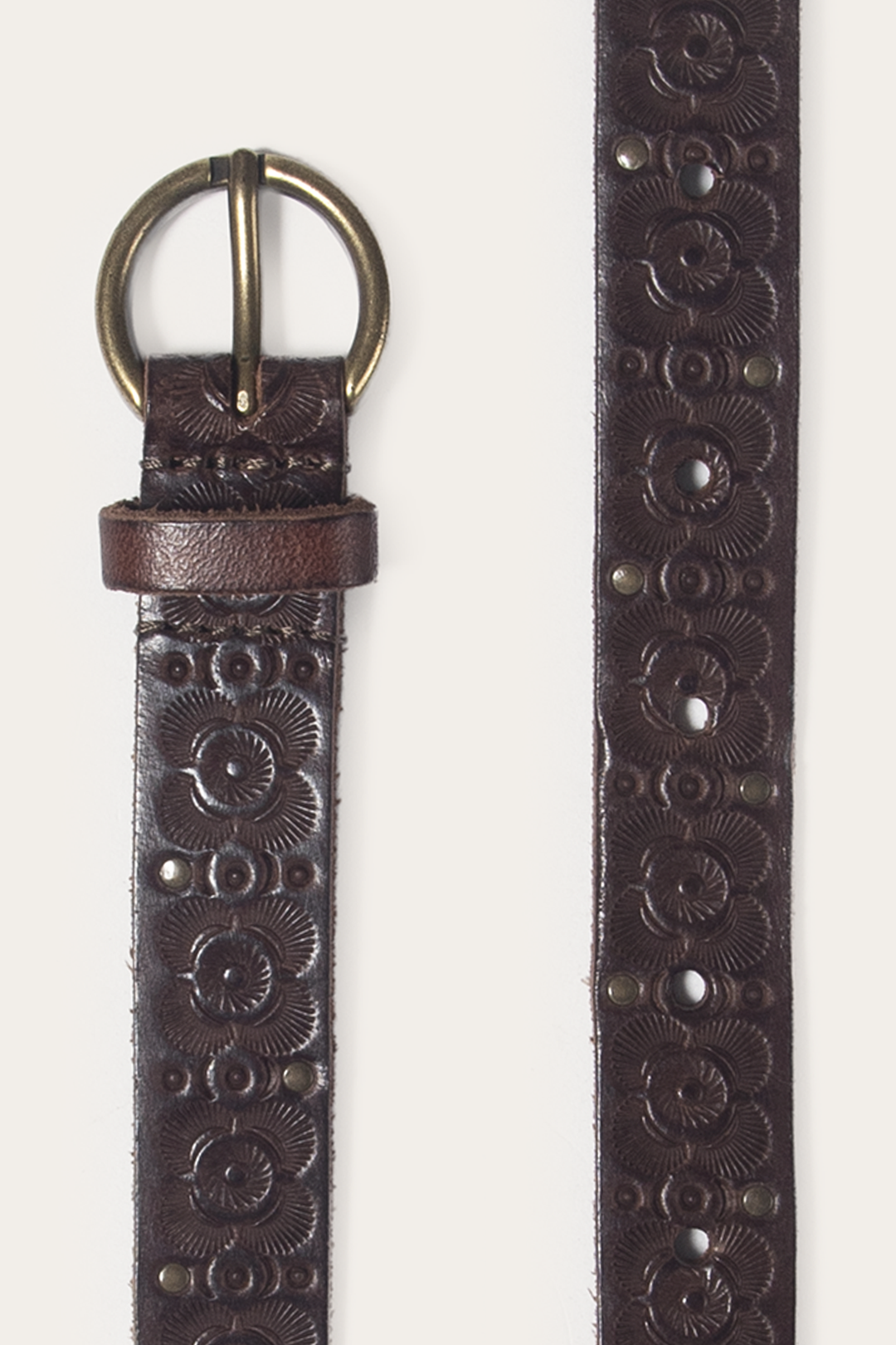 Tan 20mm Tooling & Stud Belt | Frye Classic