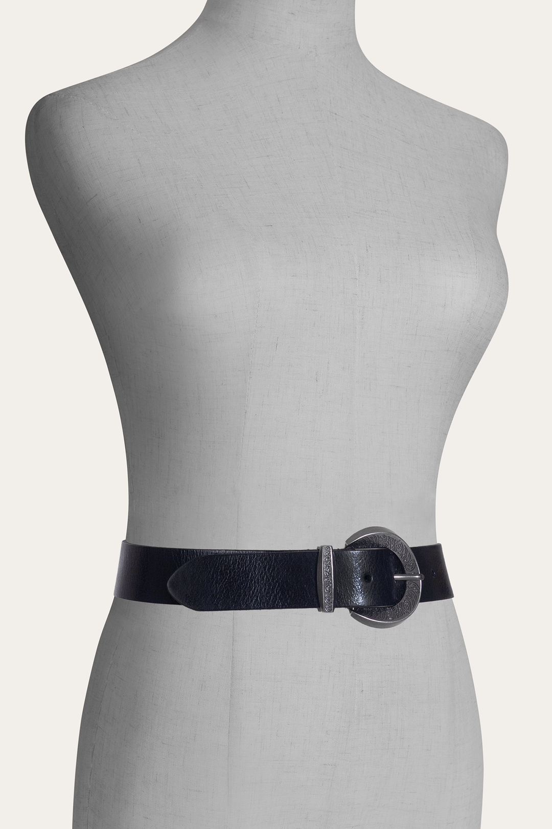Black 35mm Engraved Buckle Belt | Frye Trending