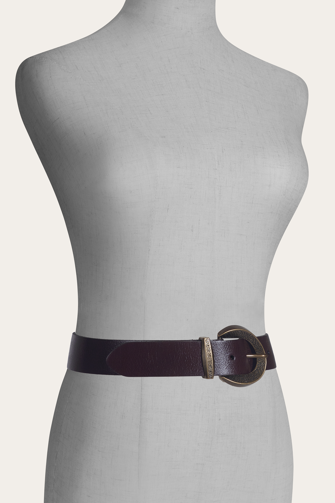 Brown 35mm Engraved Buckle Belt | Frye Special Offer
