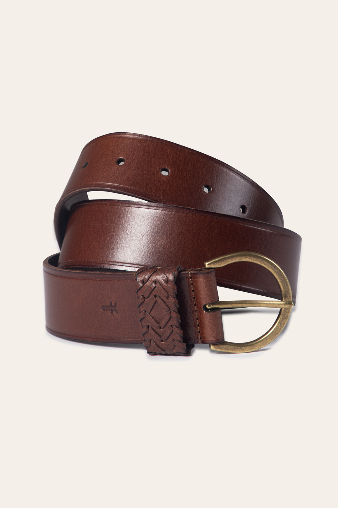 Tan 40mm Belt With Woven Keeper | Frye Special Offer