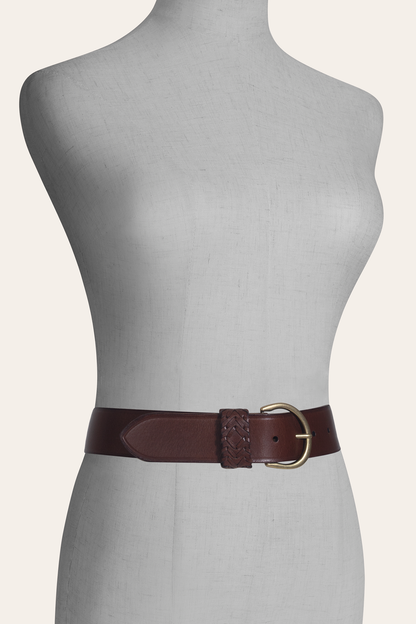 Tan 40mm Belt With Woven Keeper | Frye Special Offer