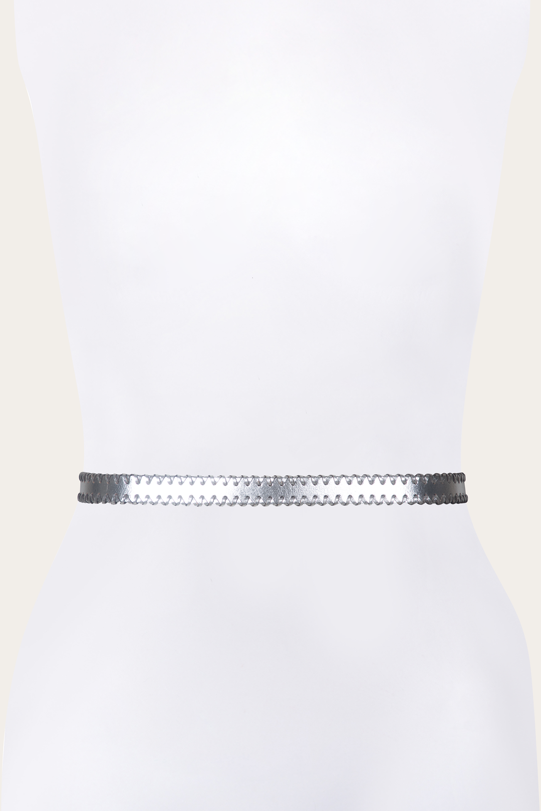 20mm Silver Leather Belt With 3-Piece Buckle Set | Frye Latest
