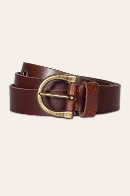 Women’s Tan 25mm Horseshoe Buckle Belt | Frye Top Pick