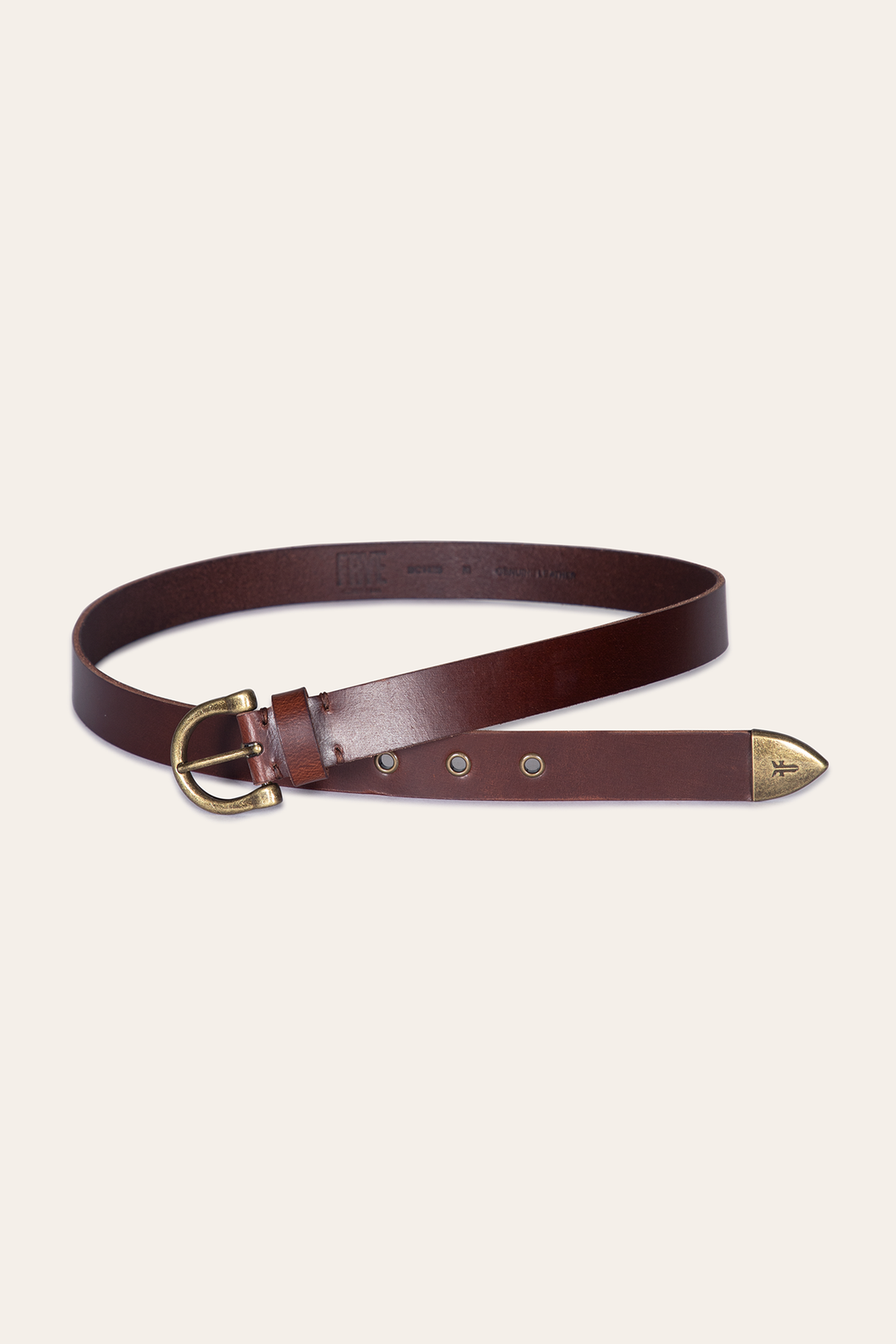 Women’s Tan 25mm Horseshoe Buckle Belt | Frye Top Pick