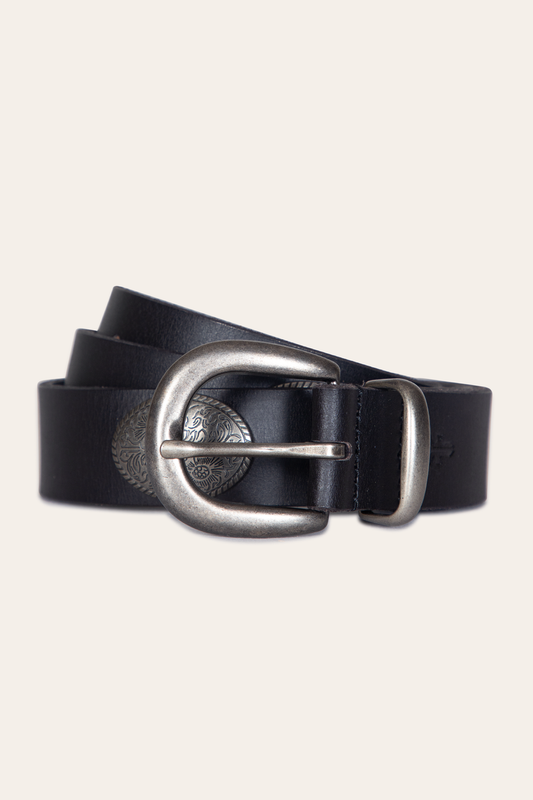 Women’s Black 30mm Concho Belt | Frye Smart Buy