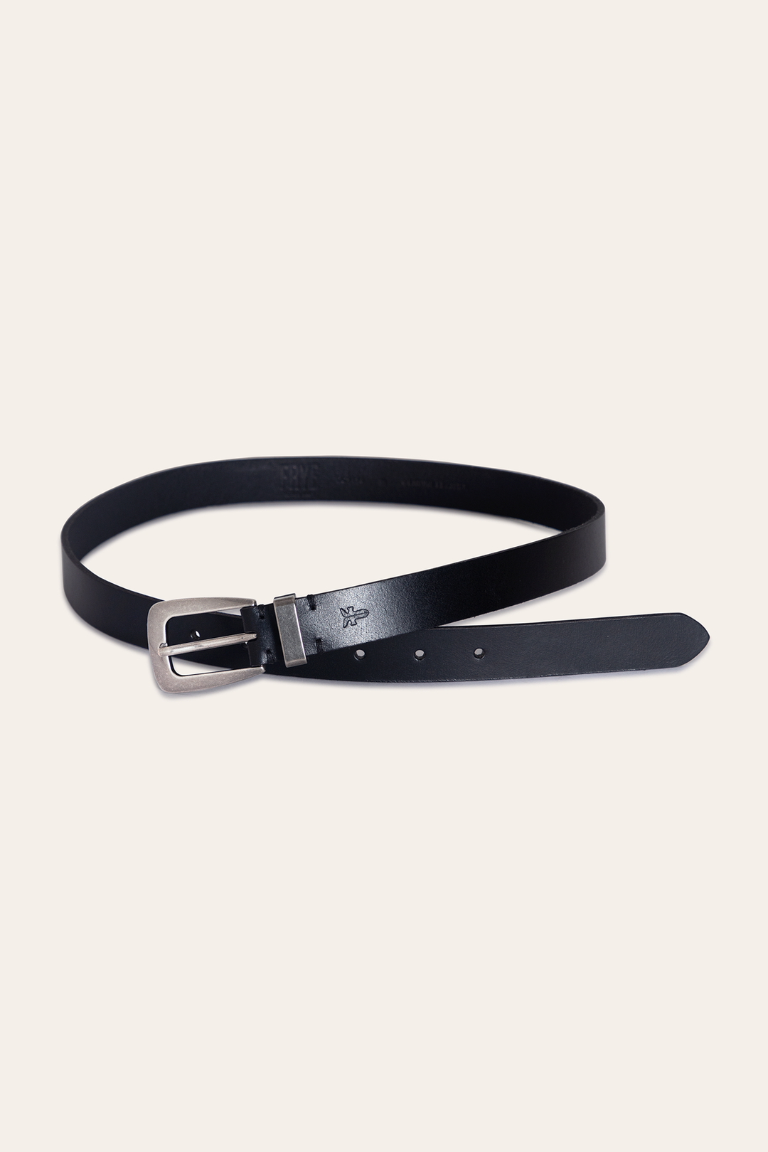 Women’s Black 25mm Belt With Metal Loop | Frye Classic