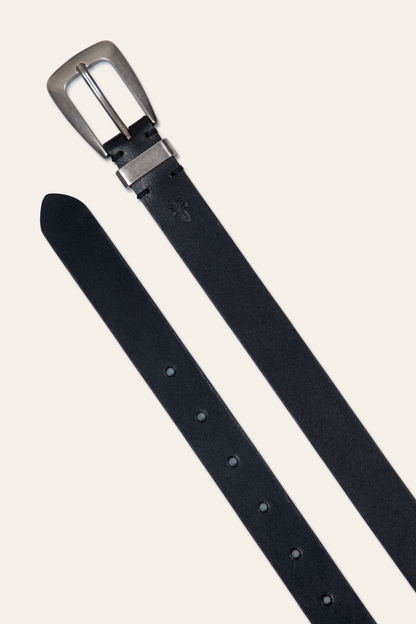 Women’s Black 25mm Belt With Metal Loop | Frye Classic