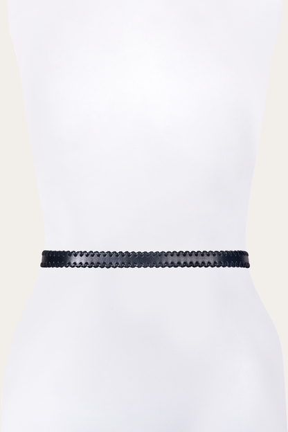 20mm Black Leather Belt With 3-Piece Buckle Set | Frye Best Seller