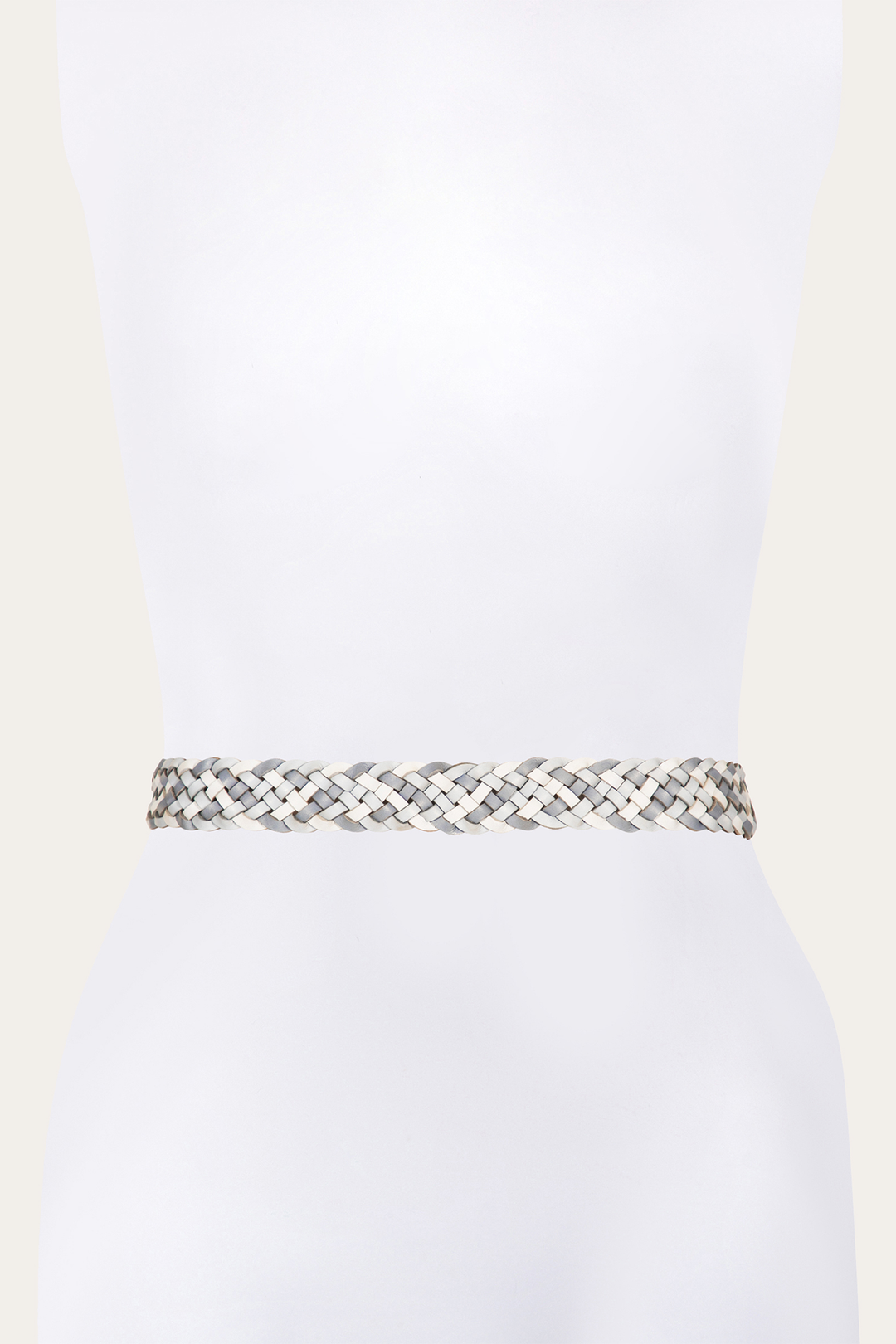 35mm Washed Denim Woven Leather Belt | Frye Quality