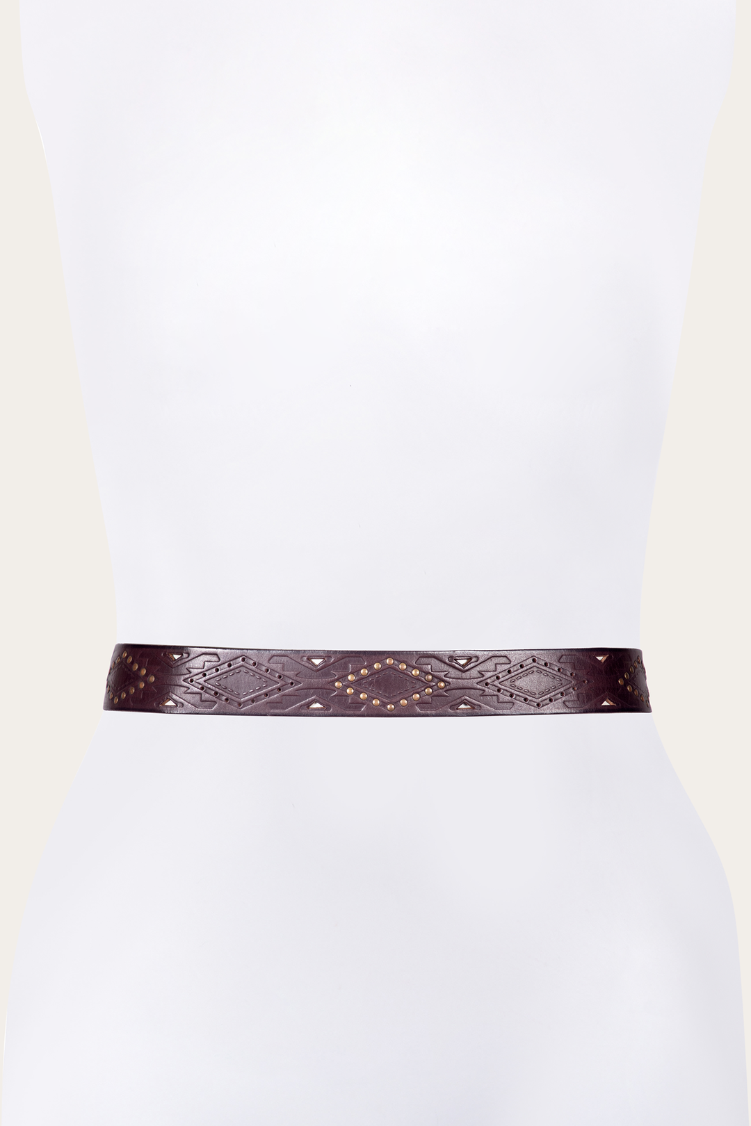 38mm Brown Southwestern Embossed Belt | Frye Smart Buy