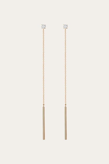 Women’s Lab Grown Diamond Lariat Earrings | Aurate x The Frye Company | Frye Exclusive
