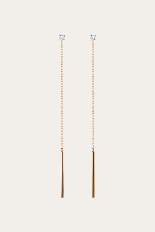 Women’s Lab Grown Diamond Lariat Earrings | Aurate x The Frye Company | Frye Exclusive