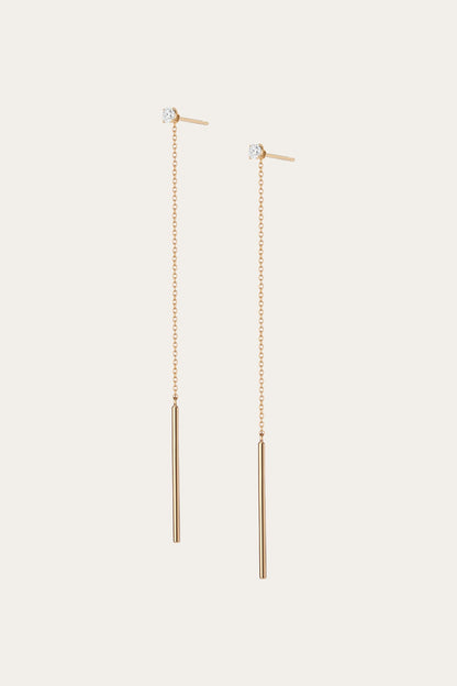 Women’s Lab Grown Diamond Lariat Earrings | Aurate x The Frye Company | Frye Exclusive