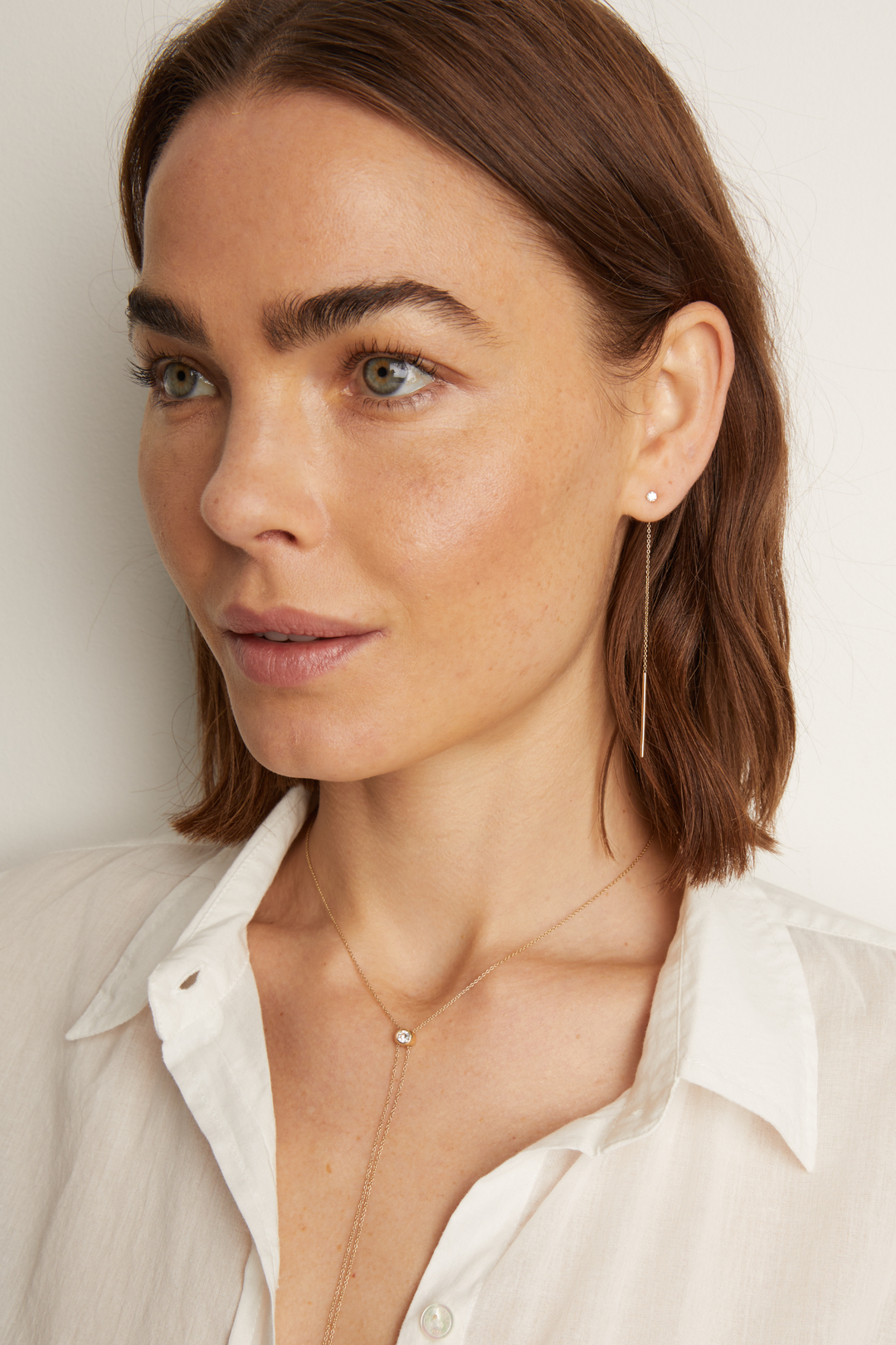 Women’s Lab Grown Diamond Lariat Earrings | Aurate x The Frye Company | Frye Exclusive