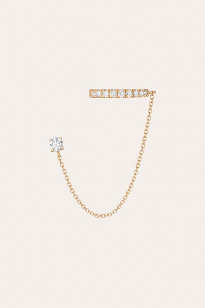 Women’s Lab Grown Diamond Stud and Ear Cuff | Aurate x The Frye Company | Frye Trusted