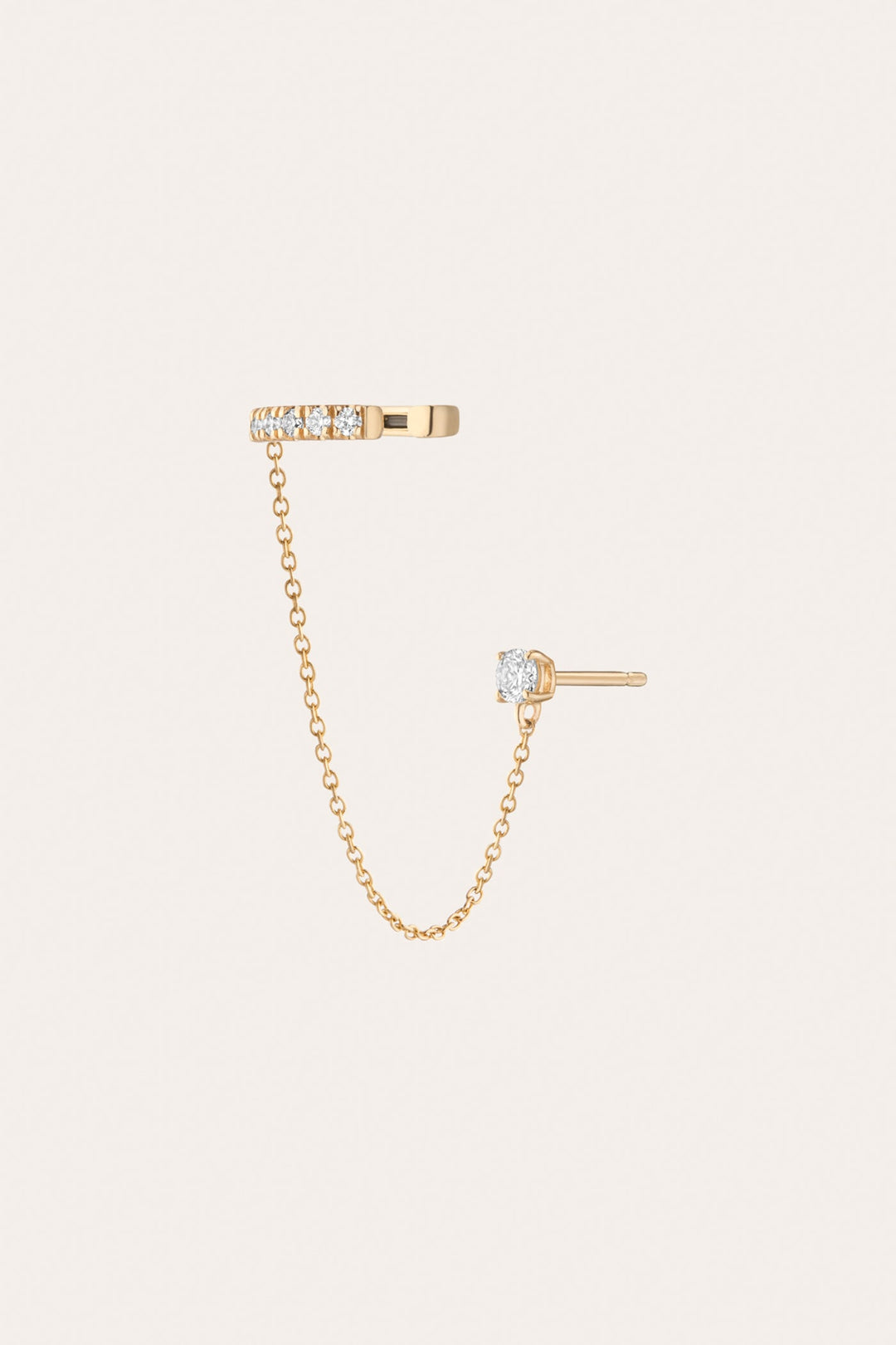 Women’s Lab Grown Diamond Stud and Ear Cuff | Aurate x The Frye Company | Frye Trusted