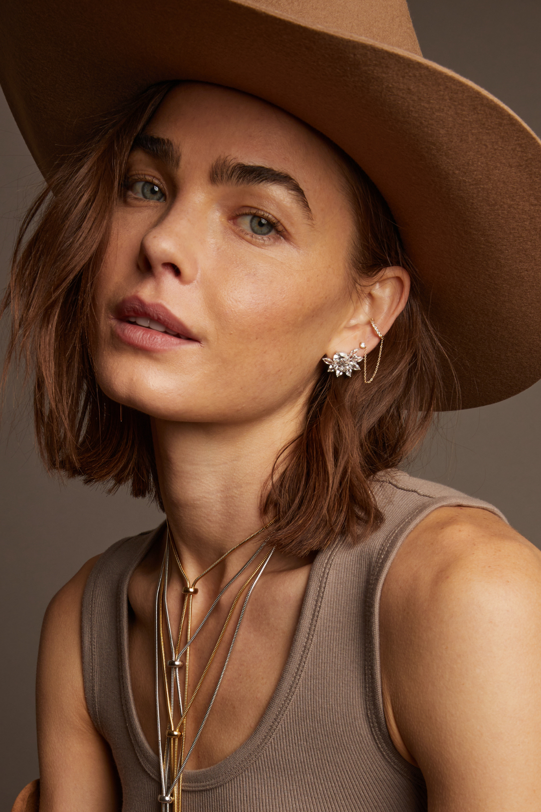 Women’s Lab Grown Diamond Stud and Ear Cuff | Aurate x The Frye Company | Frye Trusted