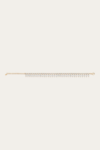 Women’s Marquise Fringe Bracelet | Aurate x The Frye Company | Frye Featured