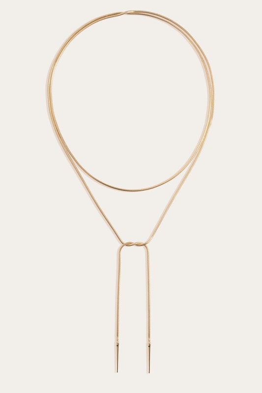 Women’s Lasso Wrap Necklace | Aurate x The Frye Company | Frye Top Pick
