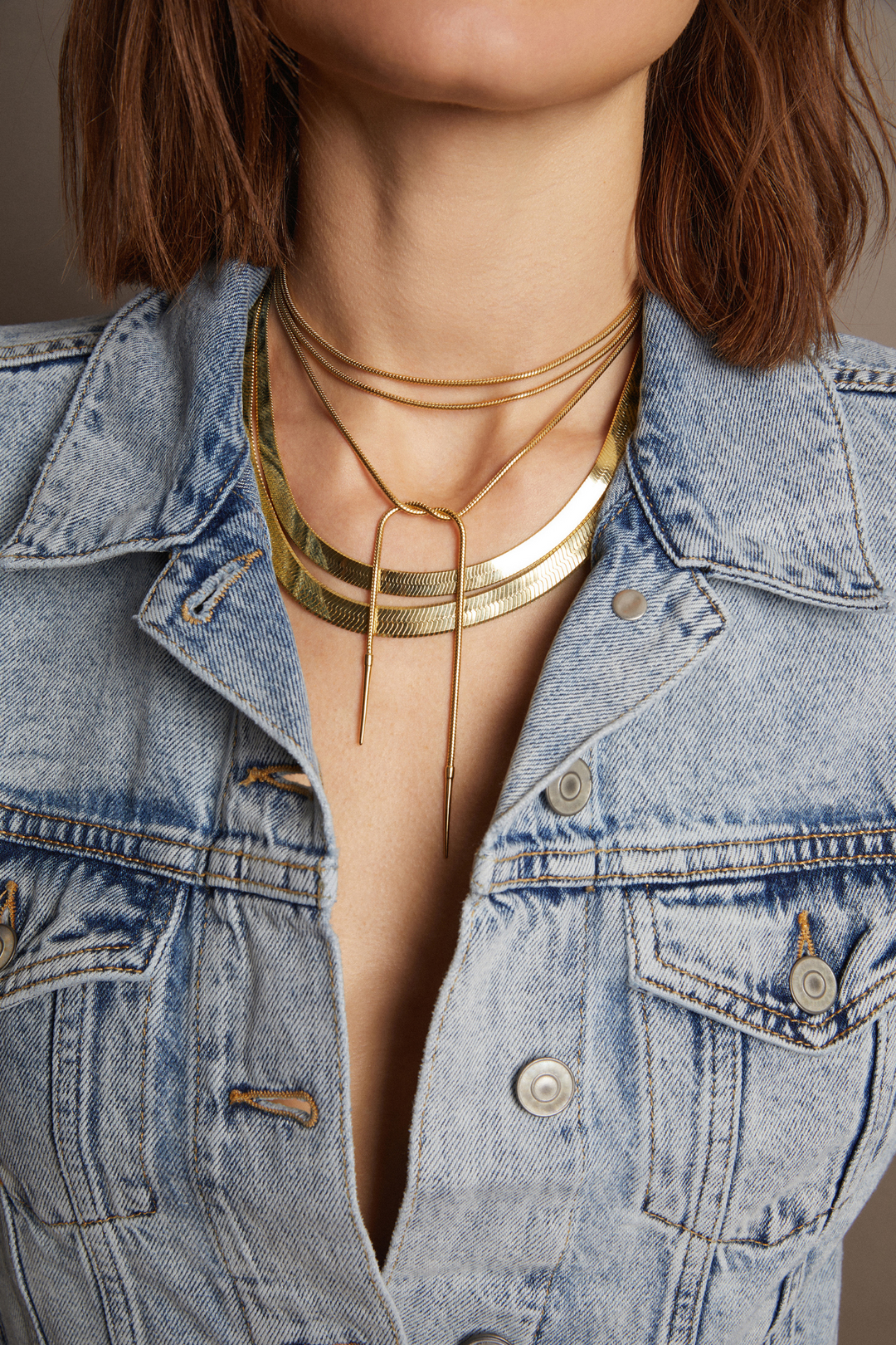 Women’s Lasso Wrap Necklace | Aurate x The Frye Company | Frye Top Pick