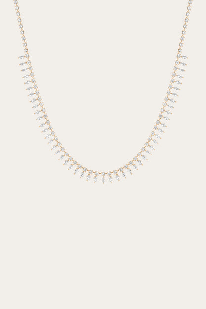 Women’s Marquise Fringe Necklace | Aurate x The Frye Company | Frye Everyday