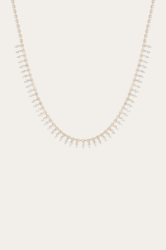 Women’s Marquise Fringe Necklace | Aurate x The Frye Company | Frye Everyday