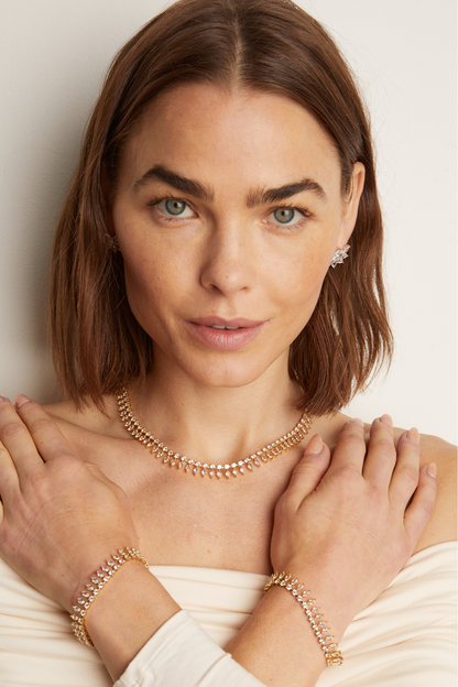 Women’s Marquise Fringe Necklace | Aurate x The Frye Company | Frye Everyday