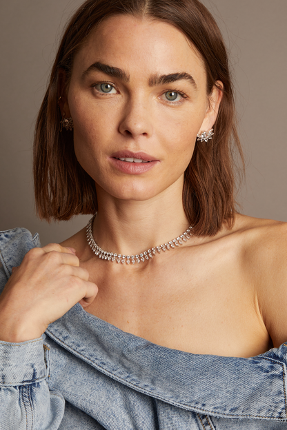 Women’s Marquise Fringe Necklace | Aurate x The Frye Company | Frye Everyday