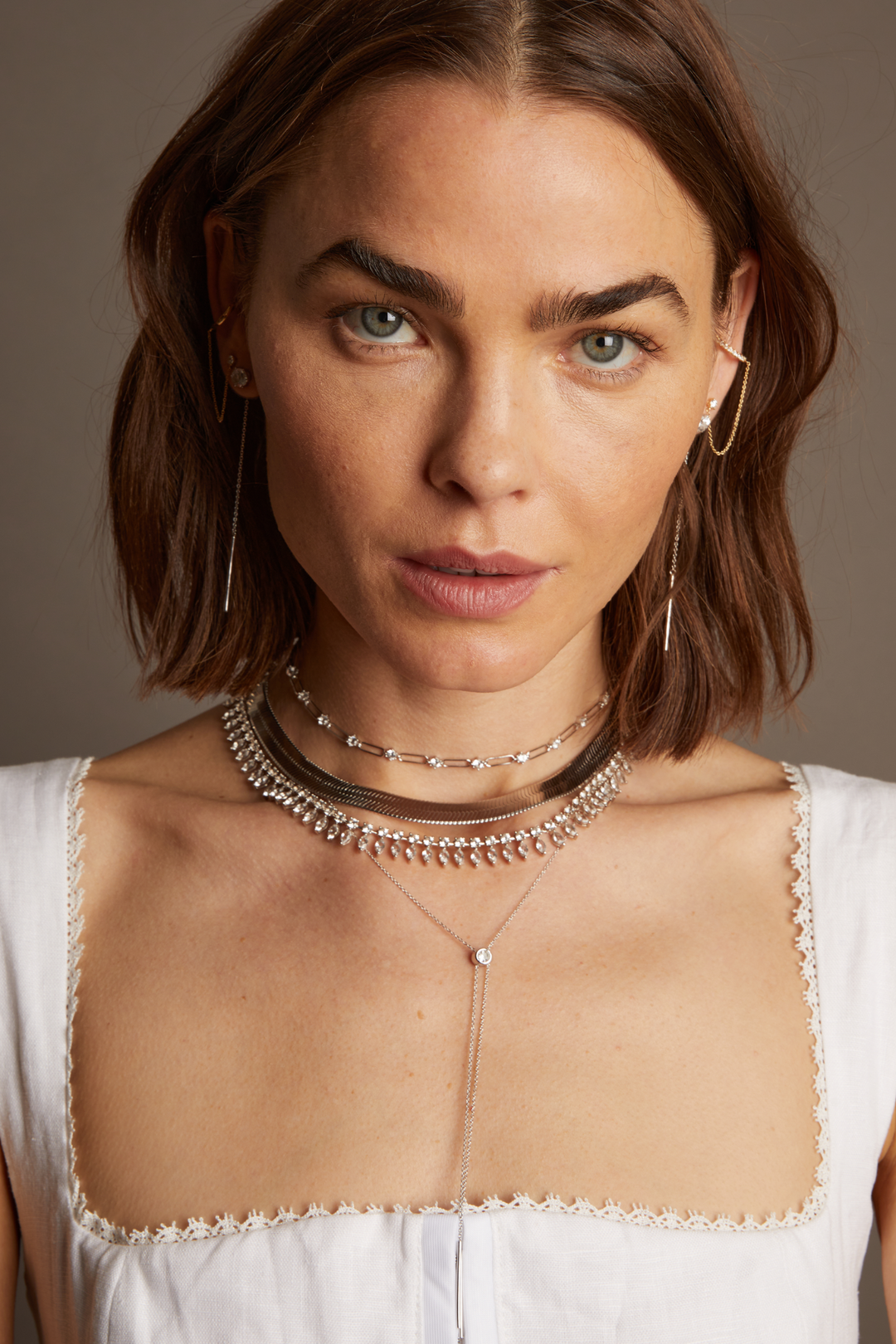 Women’s Marquise Fringe Necklace | Aurate x The Frye Company | Frye Everyday