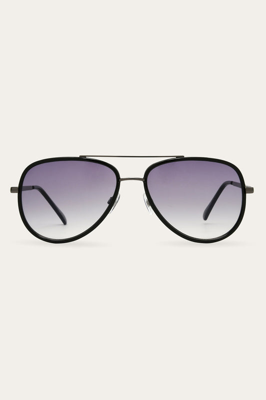 Reagan Black Sunglasses | Frye Value