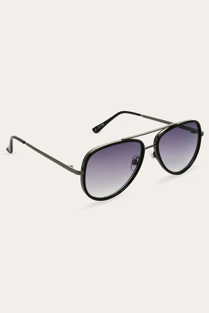 Reagan Black Sunglasses | Frye Value