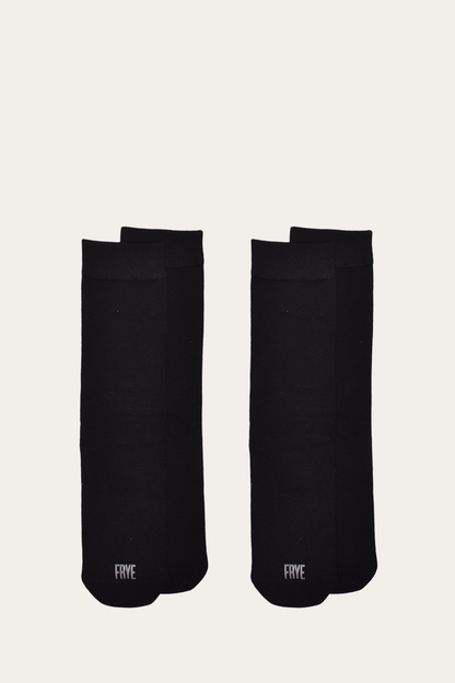 Women’s Black Bamboo Boot Socks 2 Pack | Frye Discount