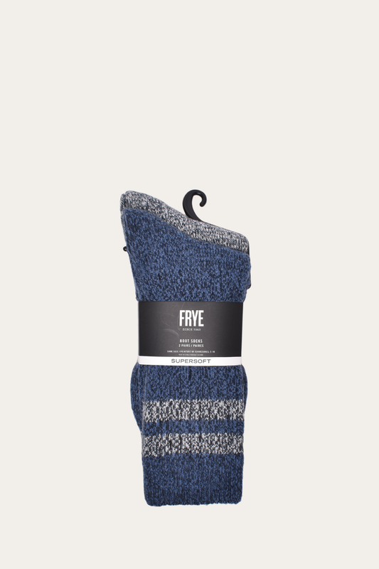 Women’s Navy Super Soft Boot Socks 2 Pack | Frye Top Pick
