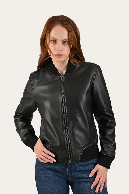 Black Bolton Bomber Jacket | Frye Everyday