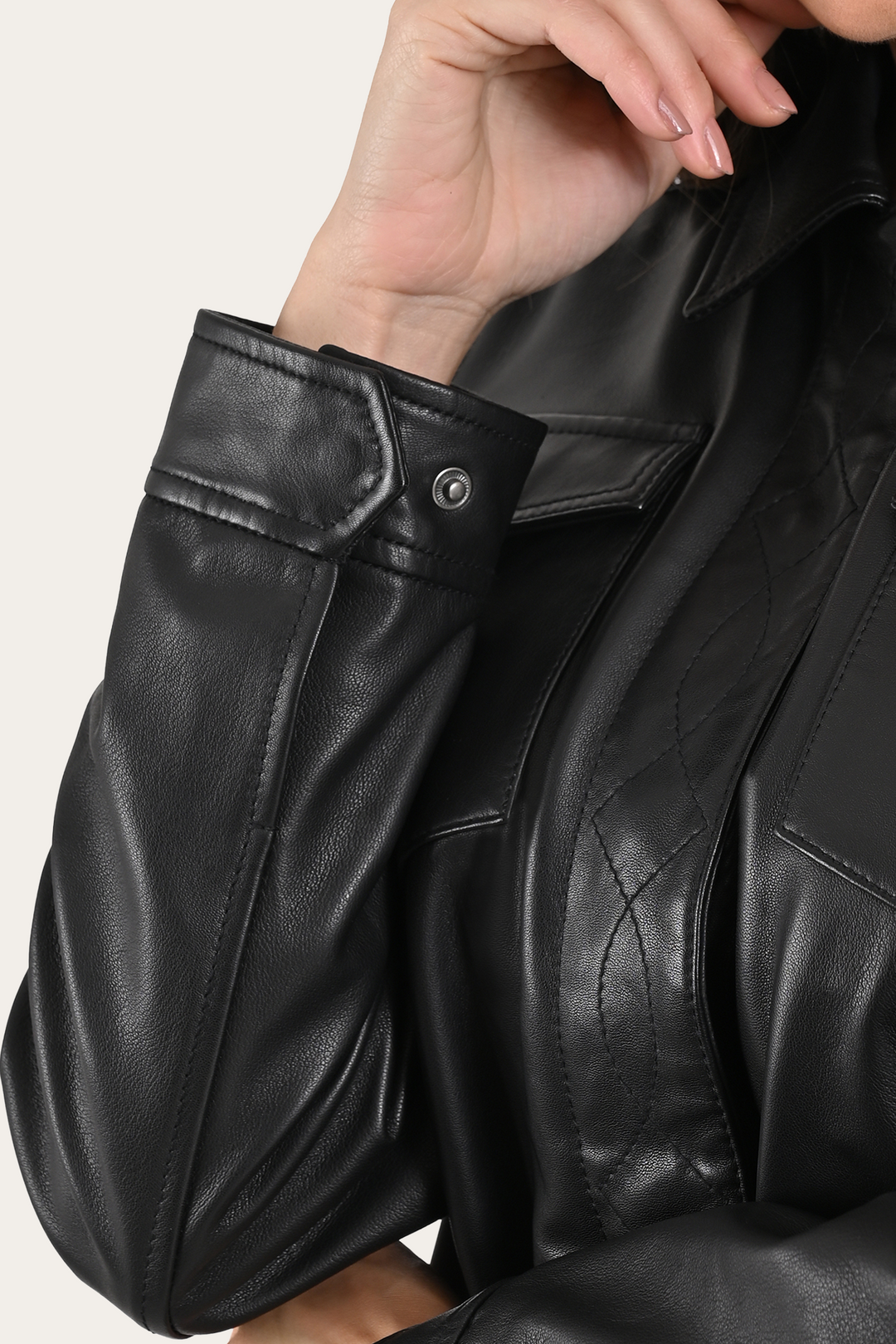 Black Bailor Shirt Jacket | Frye Recommended