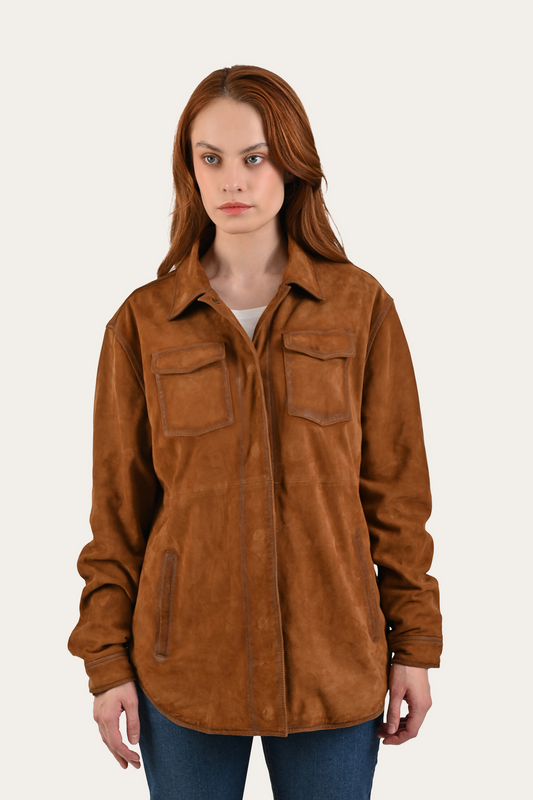 Light Brown Avett Overshirt Jacket | Frye Special Offer