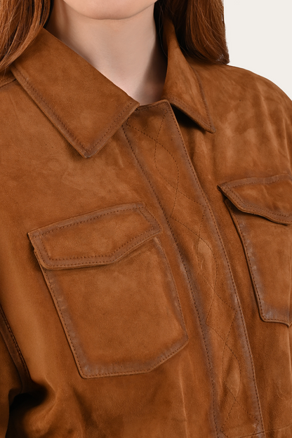 Light Brown Avett Overshirt Jacket | Frye Special Offer